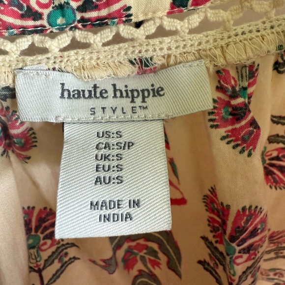 Haute Hippie 100% Cotton Top - Picture 2 of 4